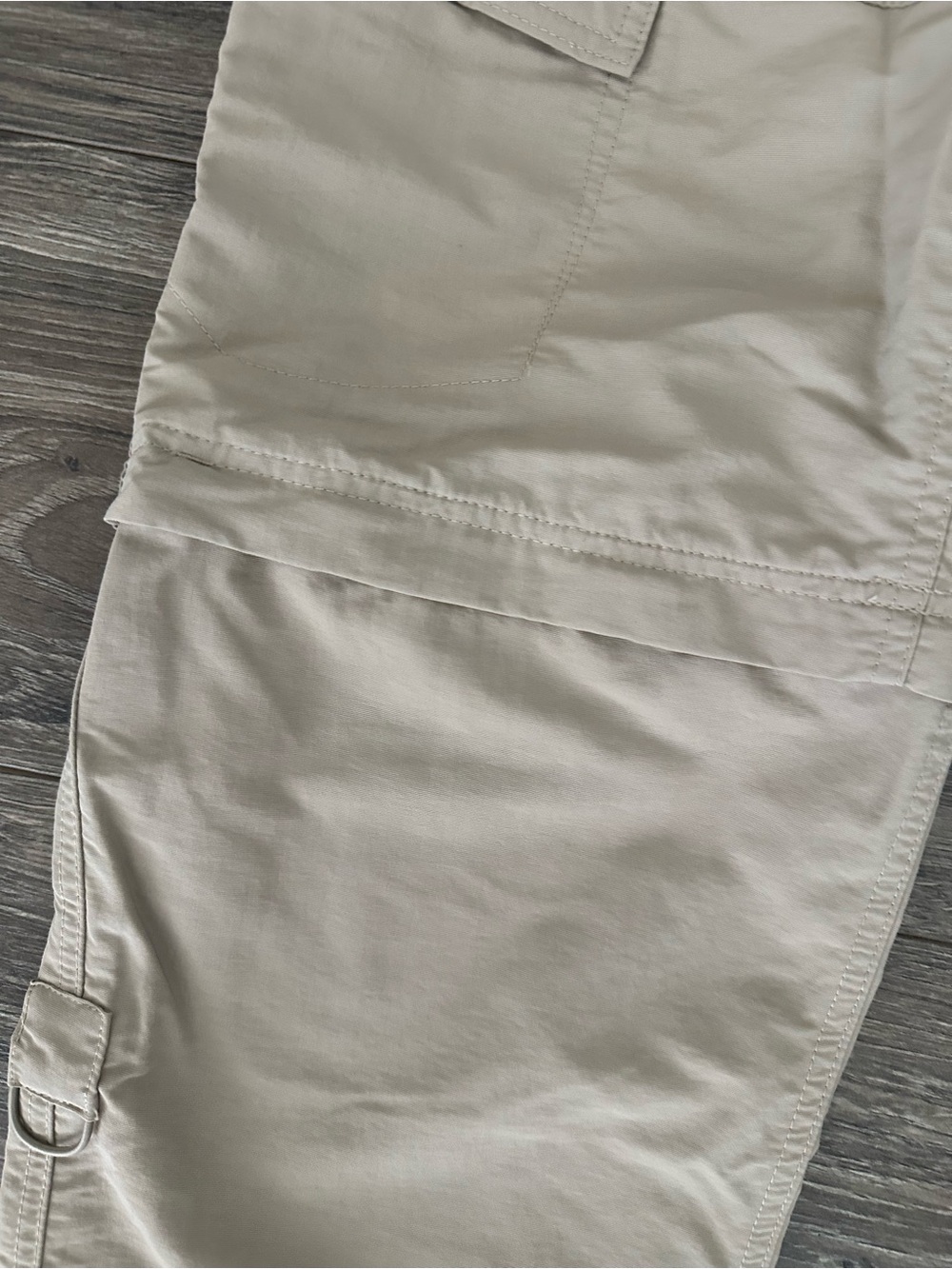The North Face Light Beige Cargo Pants with Utility Pockets - Picture 2 of 4